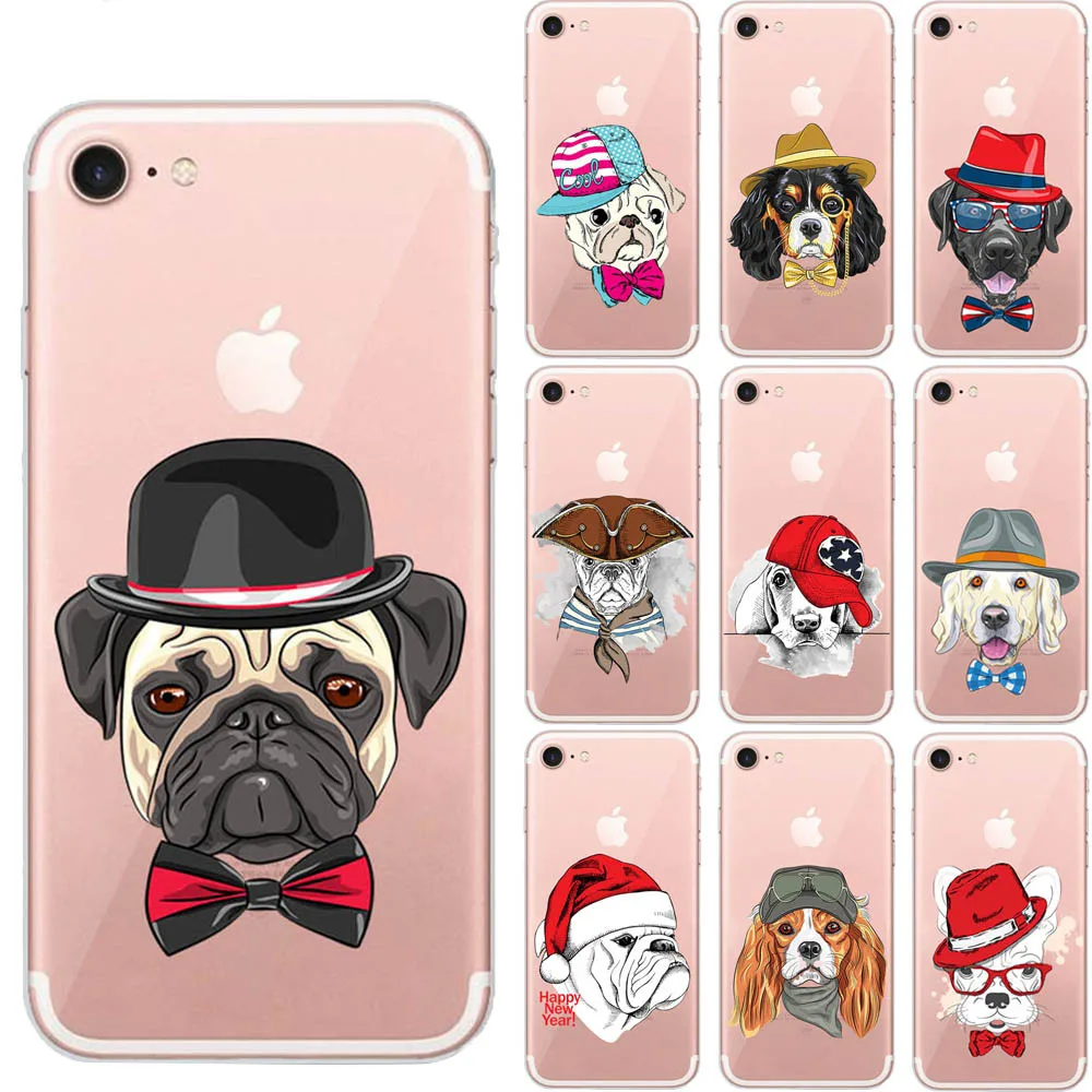 Забавное животное мультяшная кошка собака тренд чехол для телефона iphone XS MAX 7 8 Plus