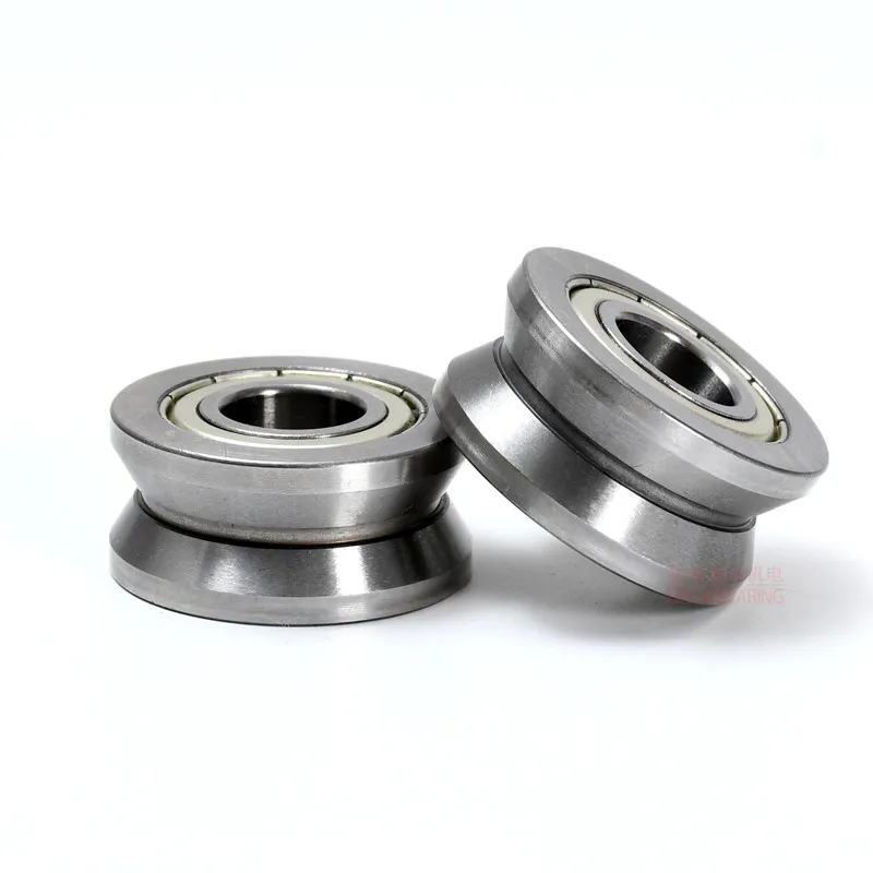10 Stück LV202-40 ZZ 15*40*18mm V Groove Track Guide Rad Rollenlager Riemenscheibe LV202-40ZZ 15x40x18 mm – Detail 2