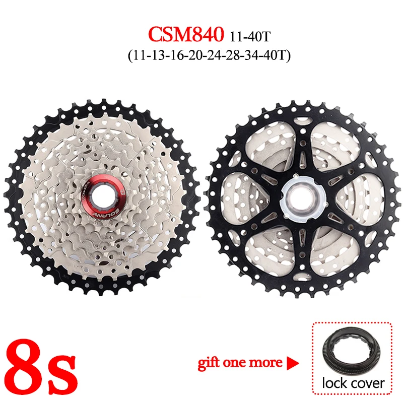 Кассета для горного велосипеда BOLANY 8s 9s 10s 11 скоростей детали 40/42/46/50T звездочка