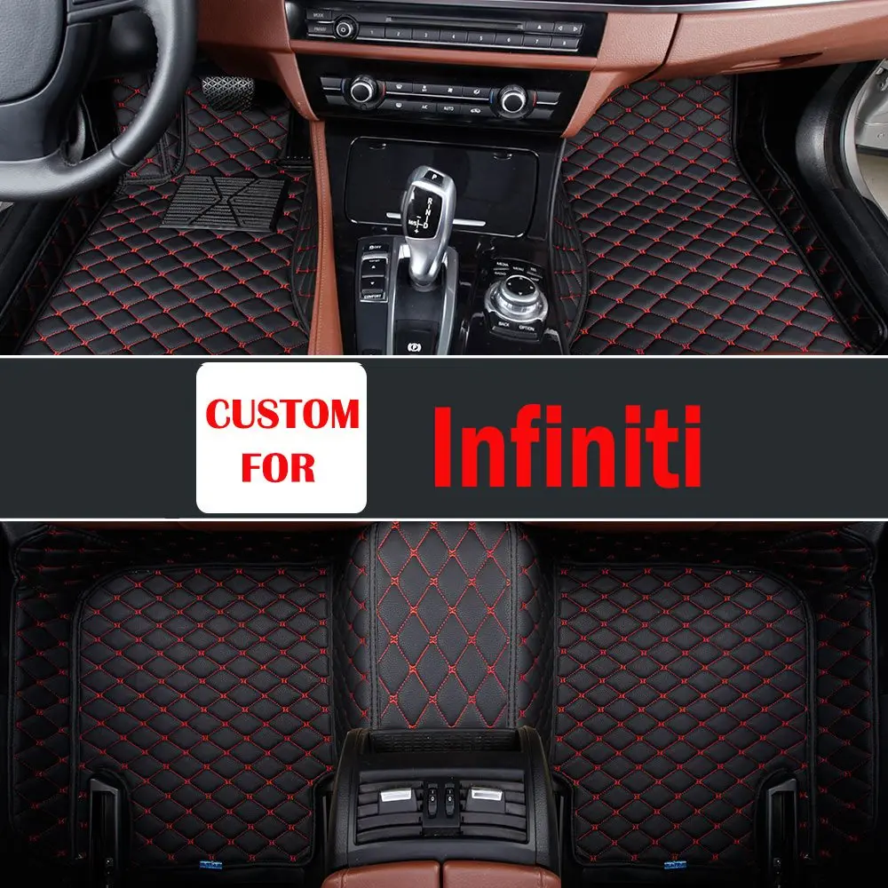 

New Arrival New 2017 Custom Fit Custom-Fit 3d Car Floor Mats For Infiniti Q50 2014-2018 Models (Full Set)