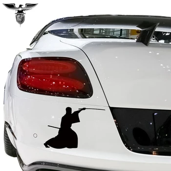 

EmpireYing 3 Sizes 8 Colors Japanese Bushido Martial Arts Practice Ronin Samurai Sword-swing JDM Car Sticker Door Vinyl Decals