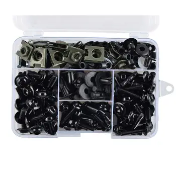 

195Pcs/Set M5 M6 Motorcycle Complete Fairing Bolts Screw Fastener Clips For GSXR1000 /1100/600/750 for GSXS1000 Motor Accessory