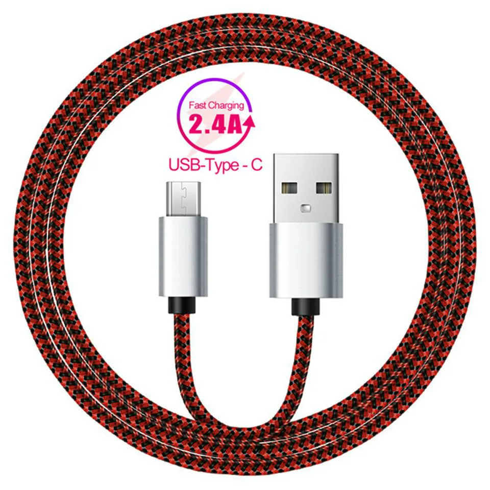 

USB Type C Cable for Xiaomi Redmi Note 7 Mi 9 Fast Charging Data Sync USB C Cable for Samsung Galaxy S9 Oneplus 6t Type-C