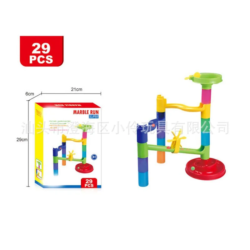 

Hot Sales Camera Track Building Blocks Ball Bearing Stereo Maze 3D Assembled Fight Inserted DIY Pipeline Educational CHILDREN'S