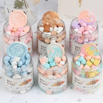 

Wax Seal Stamp Accessories Portable Mini DIY Seal Tool Retro Macaron Color Postcard Gifts Decorative craft supplies stamp