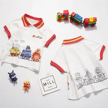

Tonytaobaby Men's and Women's New Cartoon Short Sleeve T-shirt Girls Tops