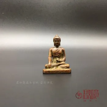 

Antique pure copper paste, Shakya Mani Buddha, home decoration, ornamental arts and crafts