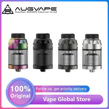 

NEW Original AUGVAPE INTAKE DUAL RTA 4.2ml Capacity E-cig Atomizer with Dual Coils & Two Air Tubes Leakproof Tank Vs Zeus X