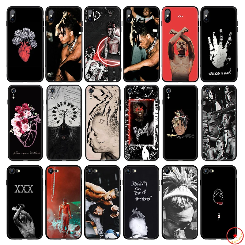 XXXTENTACION 17 Sad Jocelyn Flores Мягкий силиконовый чехол для телефона iPhone 11 Pro Xs Max X или 10 8 7 6 6S