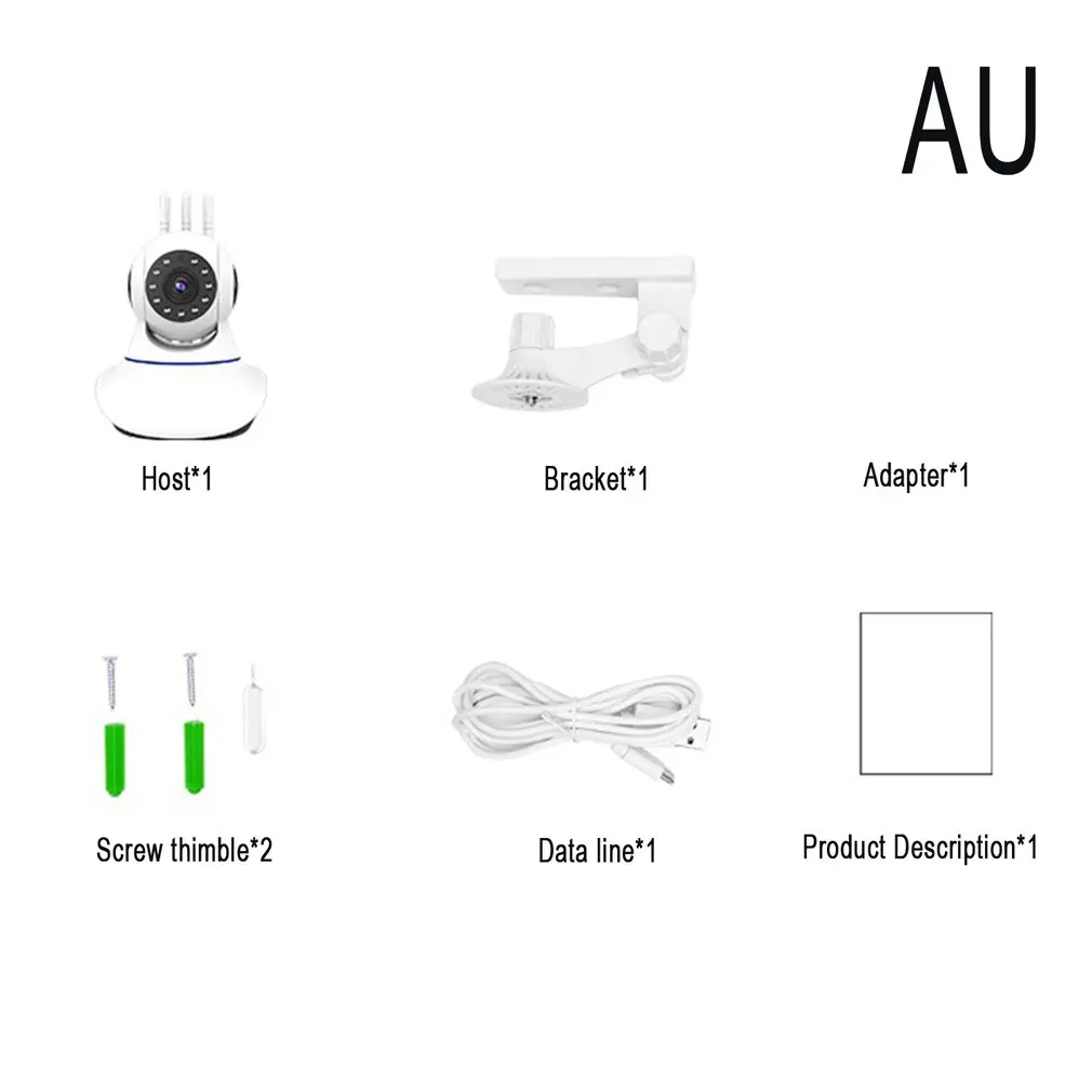 

360 Degree Rotating Wireless Wifi Camera 720p/1080p Remote Monitor Mobile Phone Monitoring Intelligent Network Hd