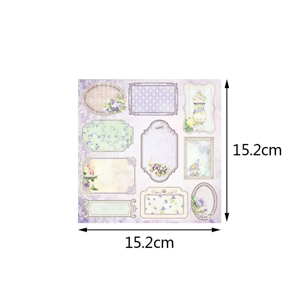 24 шт романтические различные цветочные складные бумаги Алиса оригами художественный фон изготовление бумажных карточек DIY записная книжка 15X15 см