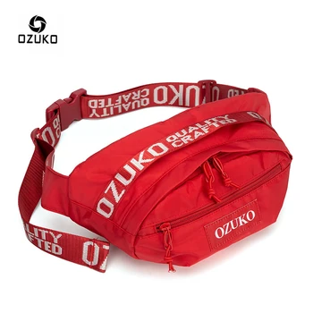 

Ozuko new casual men's shoulder bag Fashion shoulder messenger bags Student sports messenger bags Men waterproof sling chest bag