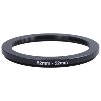 

62mm-52mm 62mm to 52mm Black Step Down Ring Adapter for Camera