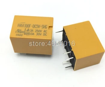 

10PCS relay HK4100F-DC12V-SHG HK4100F-DC5V-SHG 6 pin 3A 3V / 5V / 9V / 12V / 24V HK4100F-DC24V-SHG HK4100F-DC3V-SHG