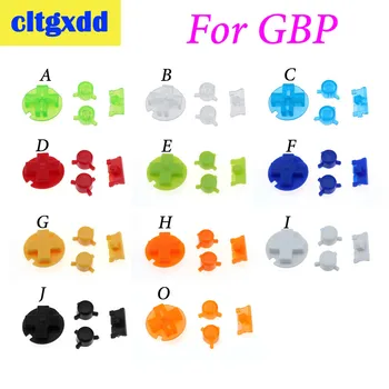 

cltgxdd Colorful Plastic Power ON OFF Buttons Keypads Replacement For Gameboy Color GBP Button A B Control Button D Pads