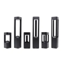 Горячая водонепроницаемый IP65 светодиодный газон лампы COB светодиодный чип светодиодный фонарь в виде столбика для ландшафтного сада двора квадратный наружный светильник