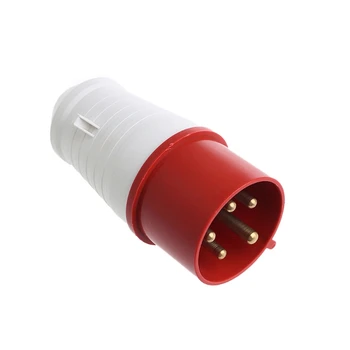 

2020 New 32 Amp 5pin Industrial Plug & Wall Socket 240-415V Weatherproof IP44 3P+N+E 32A