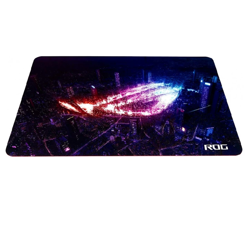 Коврик для мыши ASUS Strix Slice cиликоновая основа, поликарбонатовая поверхность, 350 x 250 x 0.6 мм, цвет: рисунок