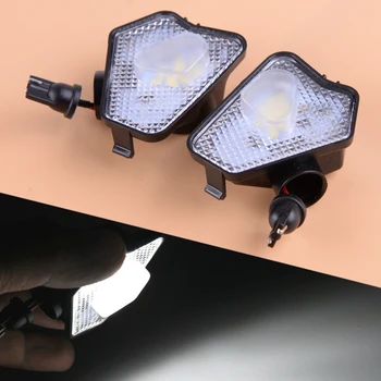 

CITALL 2pcs Car LED Side View Mirror Puddle Courtesy Lamp Light fit for Benz W117 W204 W212 W221 W218 W156