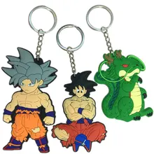 Брелок Dragon Ball Super Saiyan, брелок для ключей, кулон с драконом, рекламный подарок, двухсторонняя цепочка для ключей, Сунь Укун