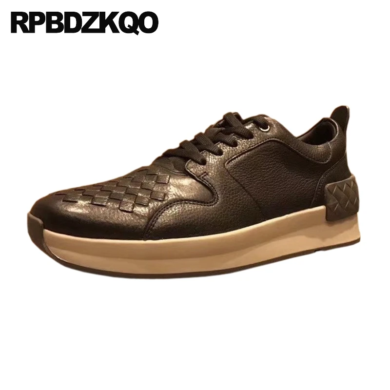 Luxury Comfort Famous Genuine Leather Men Shoes Italian Brand High