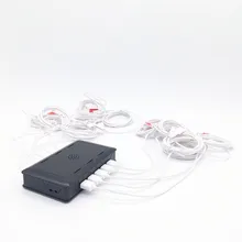 5 комплектов/партия) Розничная Противокражные системы безопасности 10 порты, для мобильных телефонов противоугонное устройство сигнализации с зарядным устройством