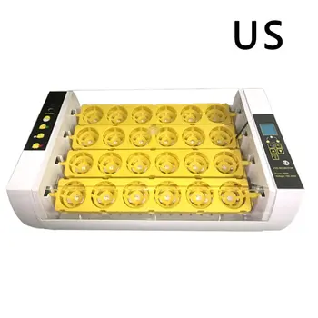 

Upgraded version 24 Eggs Automatic incubator with illuminated egg function neutral and no logo Digital Turning