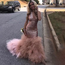 Special Offers African Black Girls Sequined Prom Dress 2020 Sexy V Neck Graduation Evening Party Gown Custom Made vestido de festa Special Offers African Black Girls Sequined Prom Dress 2020 Sexy V Neck Graduation Evening Party Gown Custom Made vestido de festa