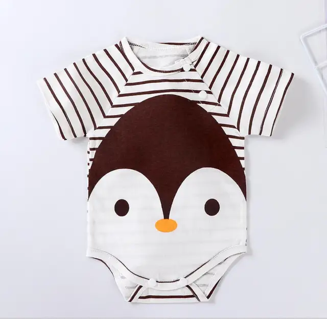 Newborn Baby summer rompers 100% Cotton Infant Body Short Sleeve baby Jumpsuit Cartoon ropa bebe Baby Boy Girl clothes Lavender