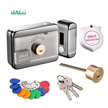 Electric lock & gate lock Access Control system Electronic integrated RFID Door Rim lock with ID reader 125khz homsecur waterproof door lock 125khz rfid access control system with 180kg magnetic lock