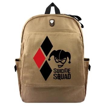 

Suicide Squad Harley Quinn Backpack Back Cartoon Printed Backpack College Student Schoolbag Computer Bag Travel Casual