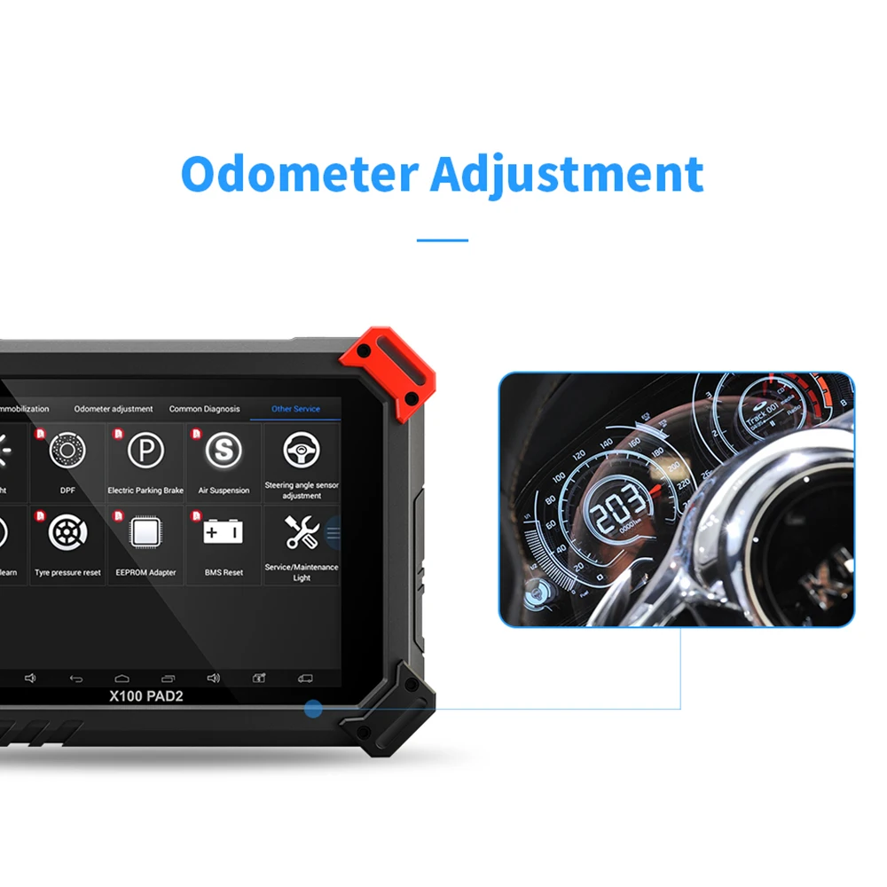 Профессиональный диагностический инструмент OBD2 X100 PAD2 Pro автомобильный с