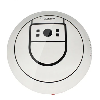 

Hot Home Auto Cleaner Robot Microfiber Smart Robotic Mop Floor Corners Dust Cleaner Sweeper Vacuum Cleaner Usb Charging white &