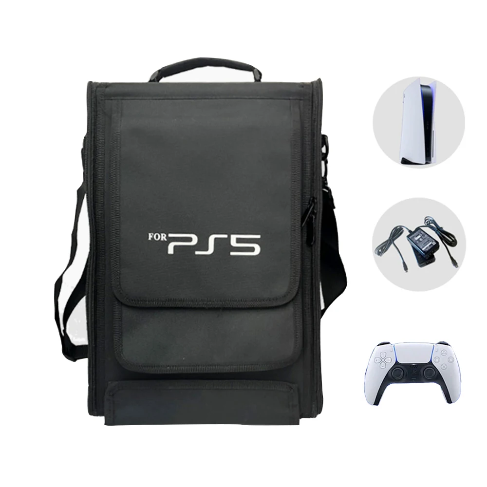 Carrying Bag For Ps5 Console Controller Case Djustable Shoulder Bag For ...