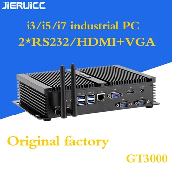 

i7 industrial computer with 2*rs232 com port dual display hdmi vga,dual ram slot support msata,2.5inch hdd max 2TB