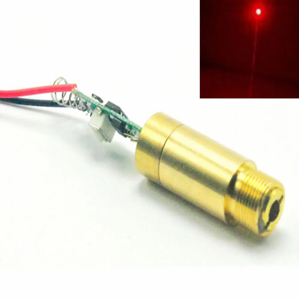 Indrstrial Red Dot 650nm 50mw Laser Diode Module W/ Driver Out APC Lazer infrared laser 808nm 500mw ir focusable dot lazer diode module 16x68mm with 5v adapter