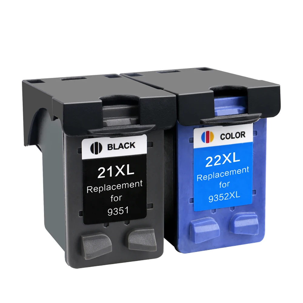 Sostituzione Cartuccia D'Inchiostro Compatibile Per Stampante Hp 21 22 21Xl 22Xl Hp21 Deskjet F2180 F2280 F4180 F2200 F380 380