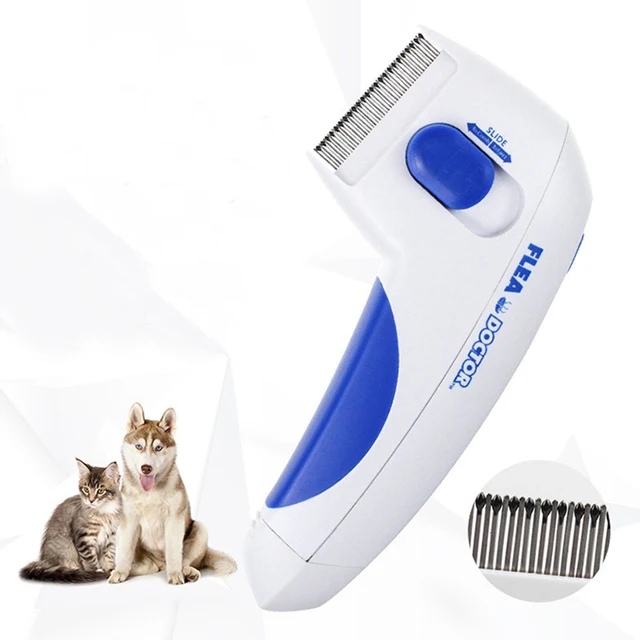 electric flea & tick comb for cats dogs