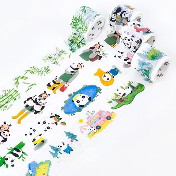 

12pcs Chinese Panda Animal Paper Washi Tapes Decorative Tape Masking Tape Stickers Scrapbooks Kids Gift School Supplies H6475