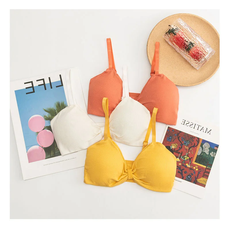 3D Sexy Lingerie Seamless Sport Bra Strapless Top Bra Push Up Bralette Brassiere Women Underwear thread wrapped lady beauty vest