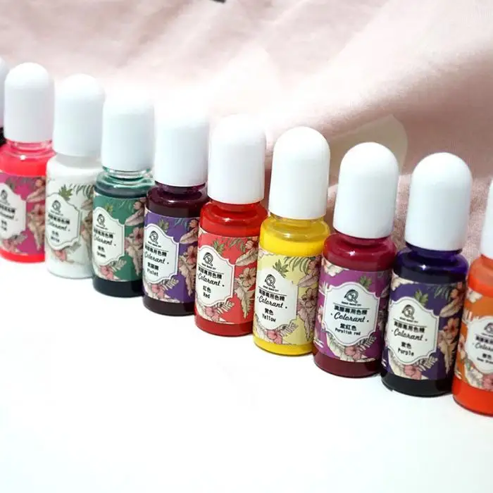 

QIAOQIAO DIY 10g/Bottle UV Resin Color Liquid Pigment DIY Handmade Art Crafts Coloring Dye Colorant