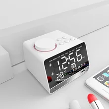 Bluetooth стерео x11 радио будильник динамик портативный USB динамик мобильный телефон зарядка TF радио сабвуфер