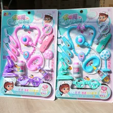 2 цвета дети раннее образование ролевые игры Классические игрушки Моделирование семья доктор набор медсестры инъекции медицинский комплект Рождественский подарок