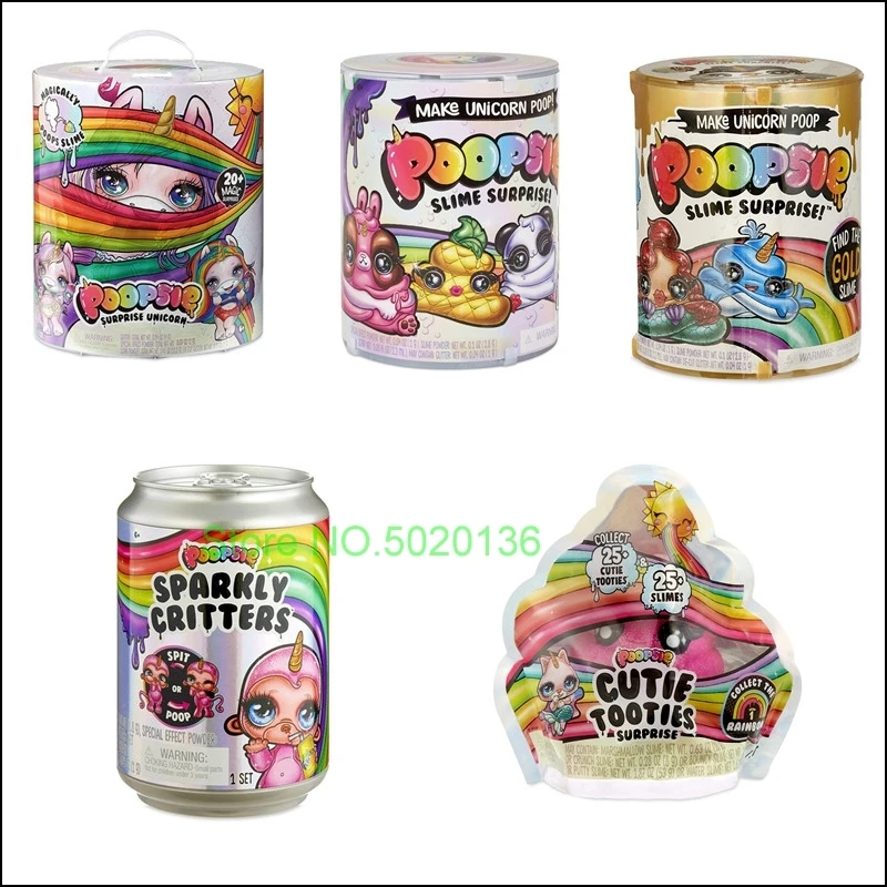 Poopsie lodo surpresa pacote de cocô gota 2 fazer unicórnio mágico cocô multicolorido lols bonecas