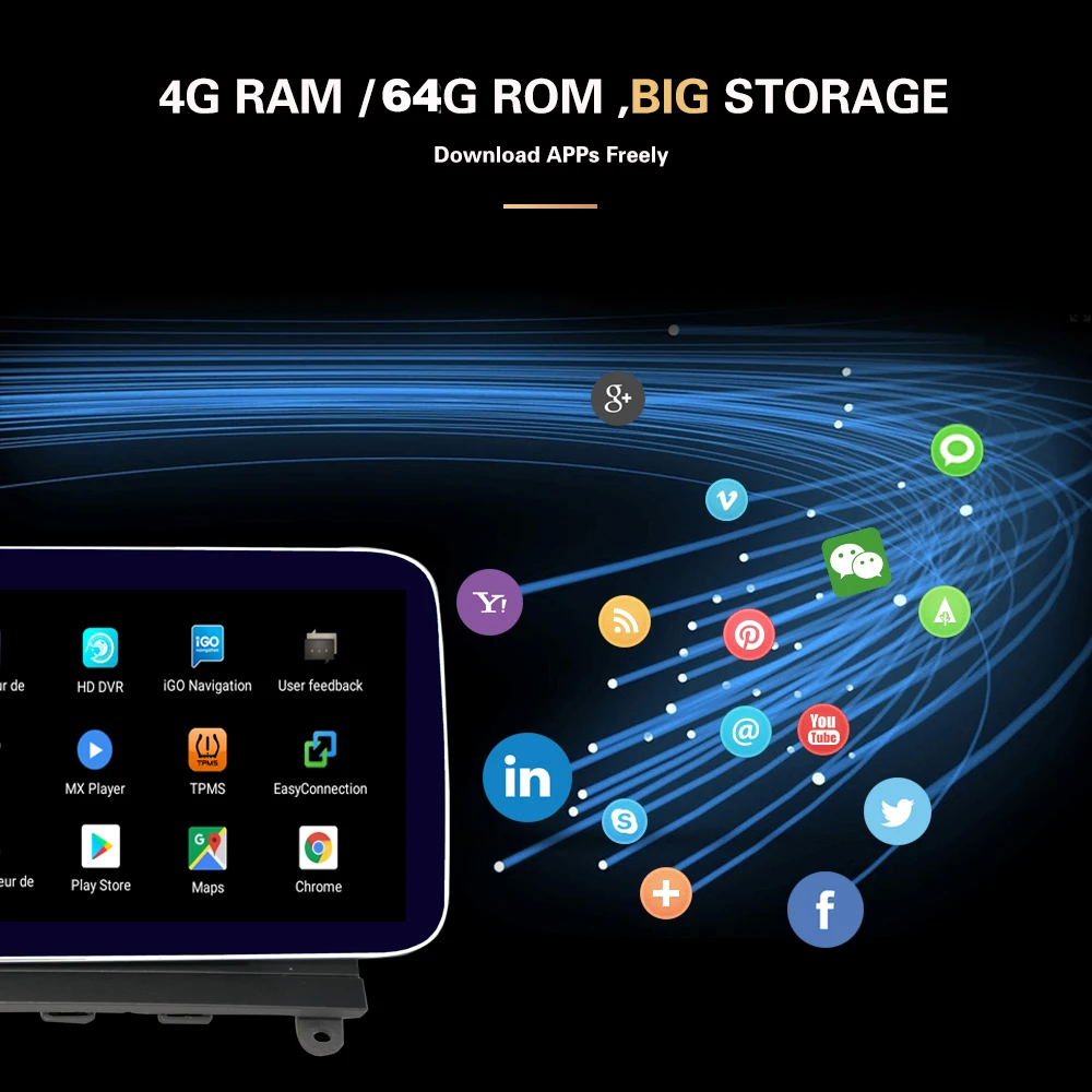 Синий антибликовый Android 9,0 4+ 64G Автомобильная Мультимедийная система автомобильный dvd-плеер для benz c class W204 S204 2007- gps навигация радио