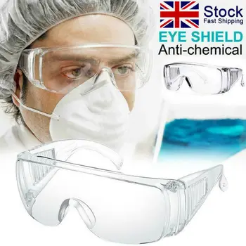 

Newest Safety Lab Glasses Protective Virus Goggles Chemical Industrial Eyewear transparent Goggles