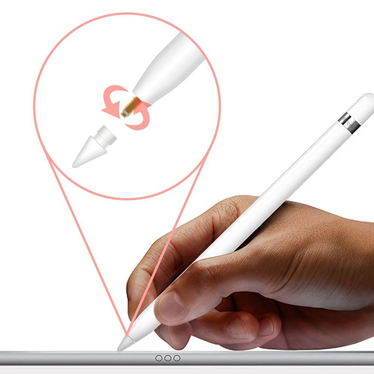 Высокая чувствительность мягкий силиконовый сменный наконечник для Apple iPad карандаш iPencil стилус Аксессуары Гаджеты