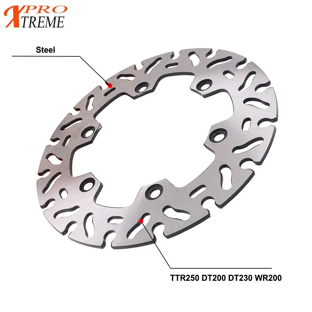 Motorcycle Rear Brake Disc For Yamaha TTR250 TTR 250 TTR-250 DT200 DT230 DT 200 230 WR200 WR Accessories | Автомобили и мотоциклы