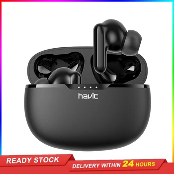 

Havit I99 Bluetooth earphone True Wireless Stereo Earbuds In-ear Good sound quality Detection Technology Type-C Charging Port