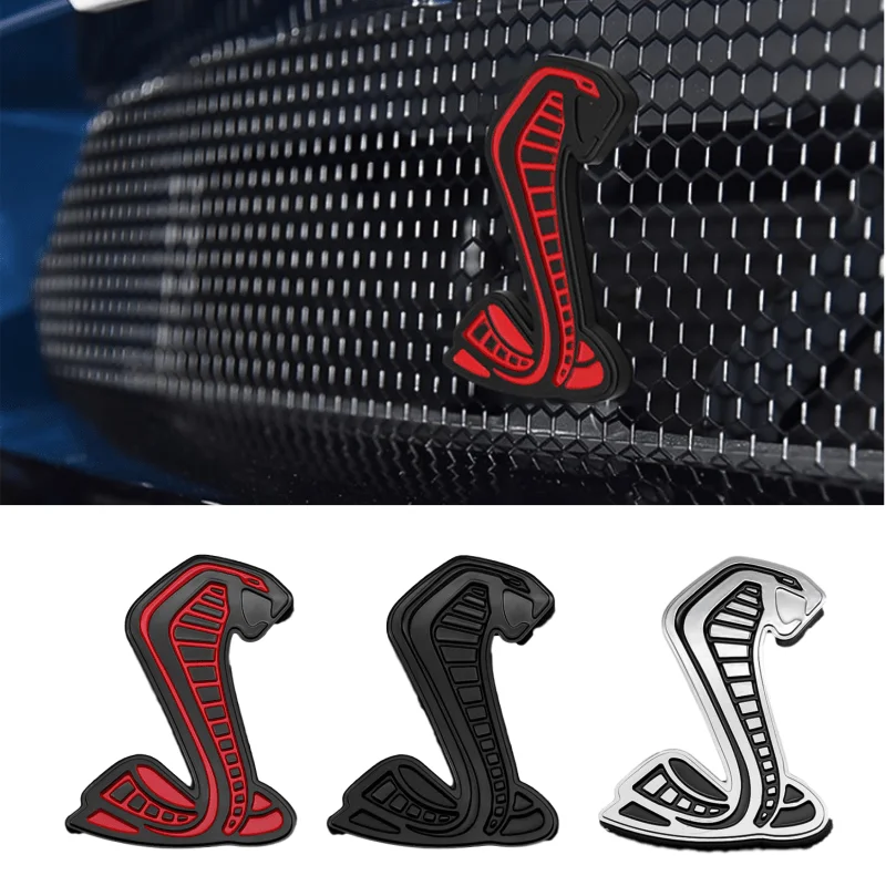 Car Sticker Grille Emblem Decal for Ford Shelby Logo Mustang GT500 Mondeo Mk4 Transit Ranger Focus Fiesta Abs Auto Accessories | Автомобили